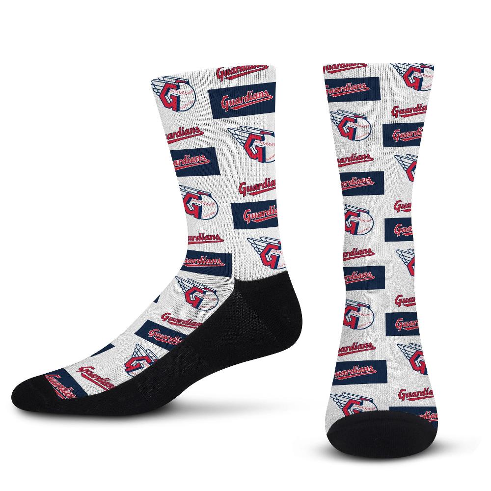 for bare feet Cleveland Guardians Poster Print Socks Cleveland Guardians Poster Print Socks