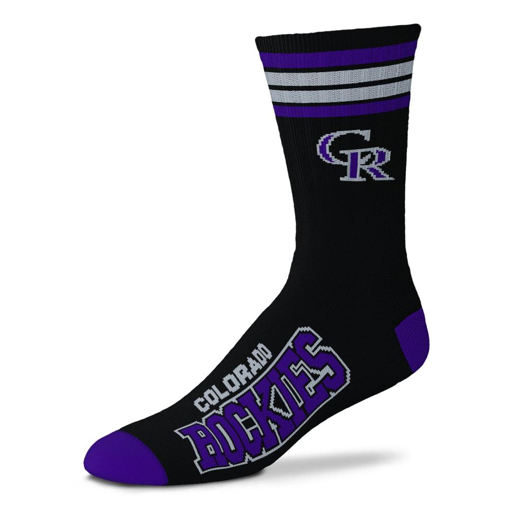 for bare feet Colorado Rockies 4 Stripe Deuce Socks
