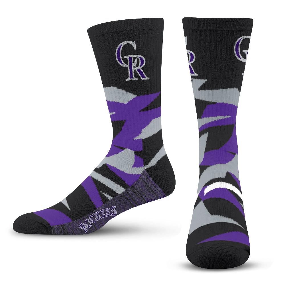 for bare feet Colorado Rockies Breakout Premium Crew Socks Colorado Rockies Breakout Premium Crew Socks
