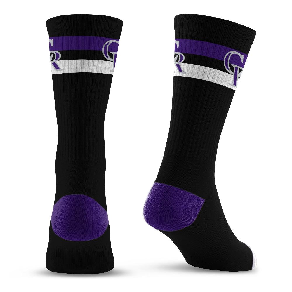 For Bare Feet Colorado Rockies Legend Premium Crew Socks Colorado Rockies Legend Premium Crew Socks