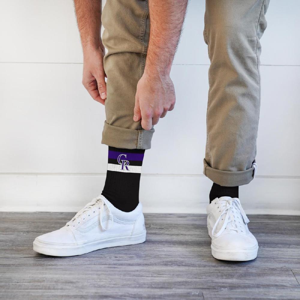 For Bare Feet Colorado Rockies Legend Premium Crew Socks Colorado Rockies Legend Premium Crew Socks