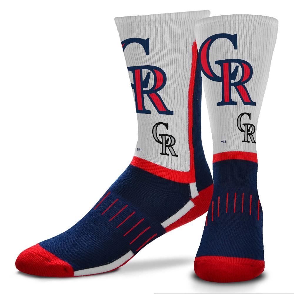 for bare feet Colorado Rockies Patriotic Star Socks