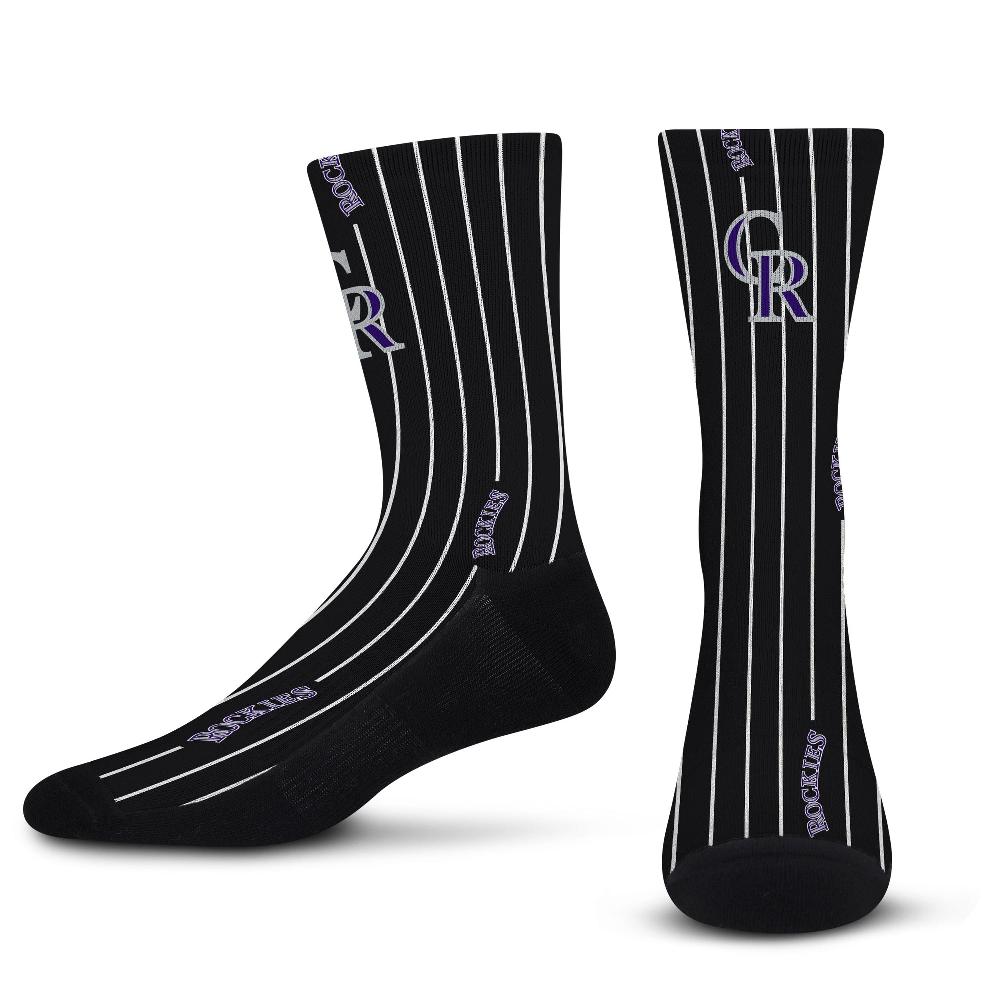 for bare feet Colorado Rockies Pinstripe Socks Colorado Rockies Pinstripe Socks