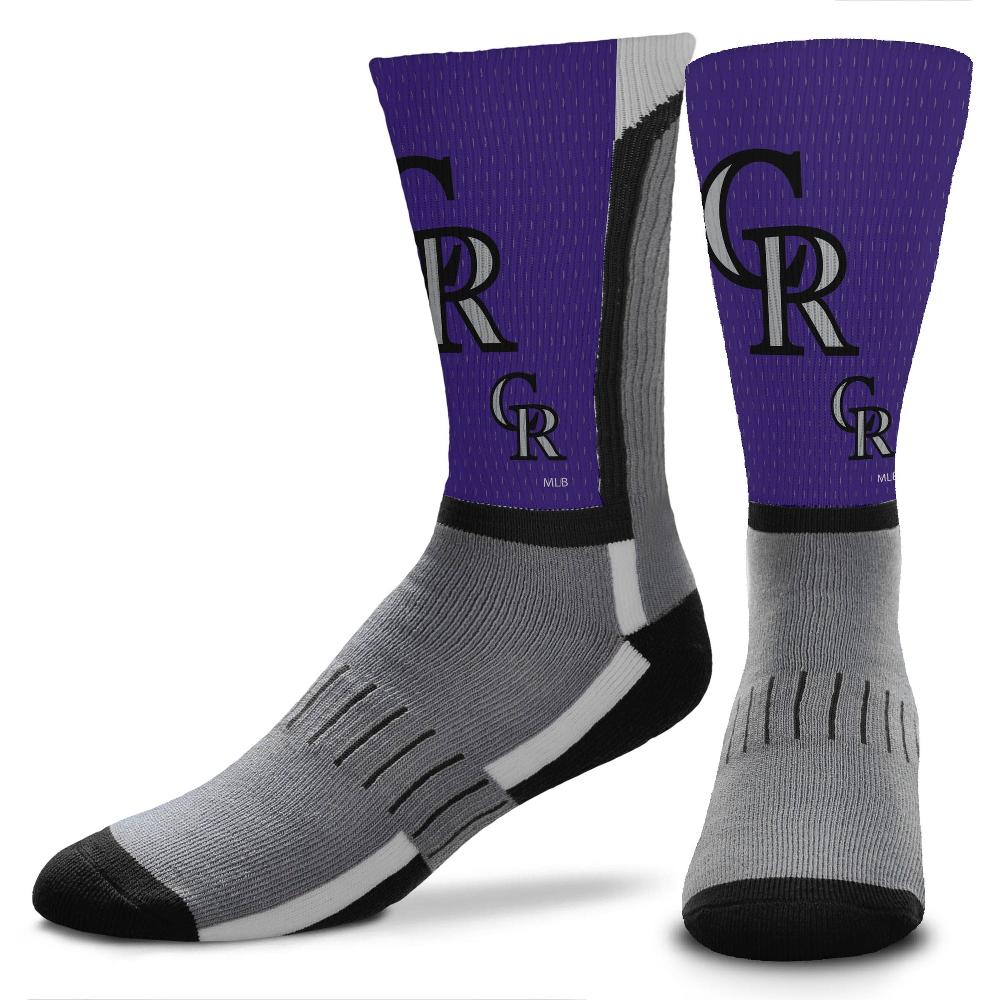 for bare feet Colorado Rockies Zoom Cool V Curve Socks