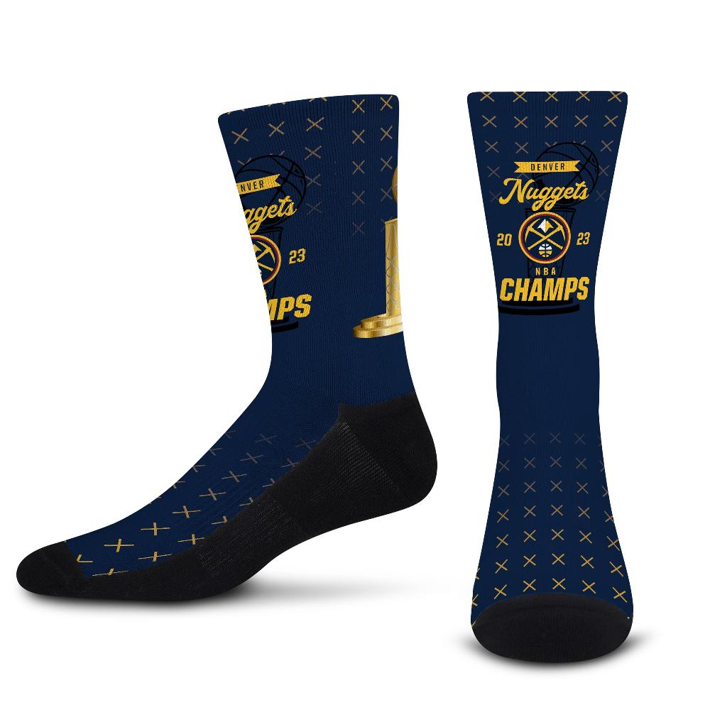 for bare feet Denver Nuggets 2023 NBA Champ Socks Denver Nuggets 2023 NBA Champ Socks