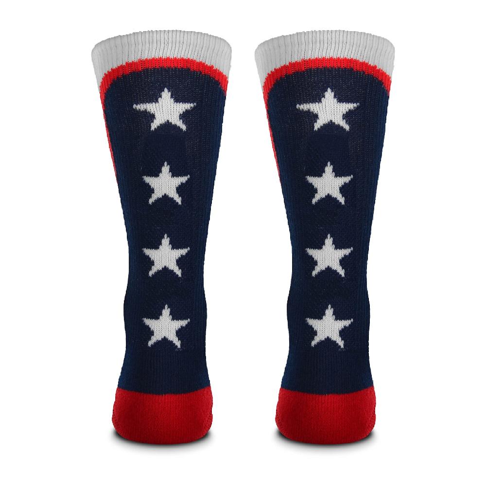 For Bare Feet Cincinnati Reds Patriotic Star Socks