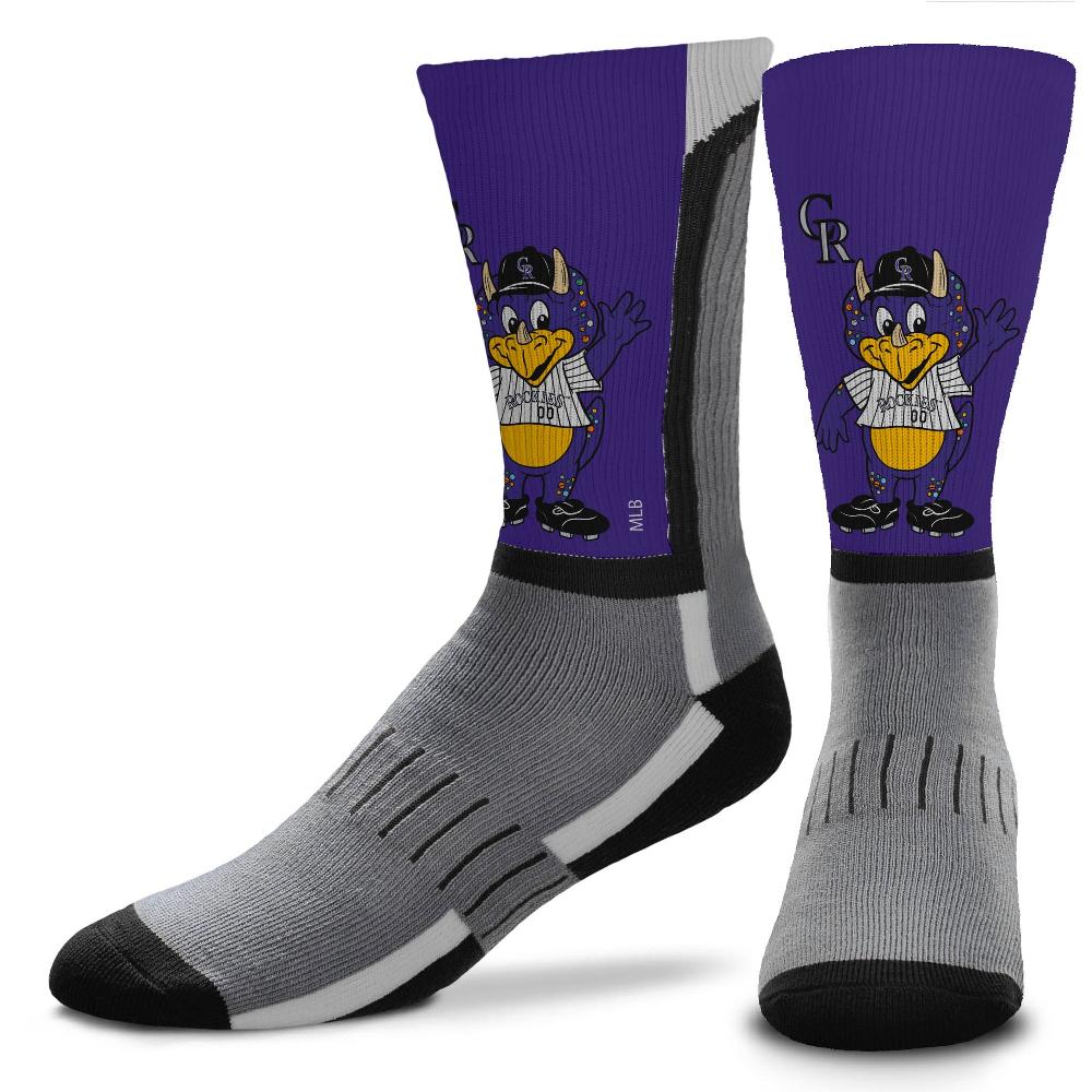 for bare feet Colorado Rockies Curve Socks