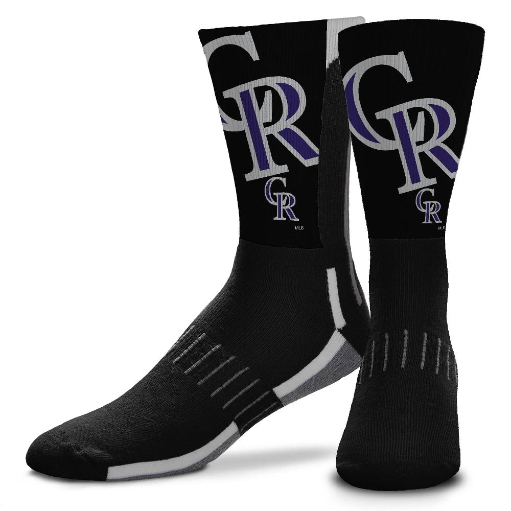 for bare feet Colorado Rockies Phenom Curve Socks