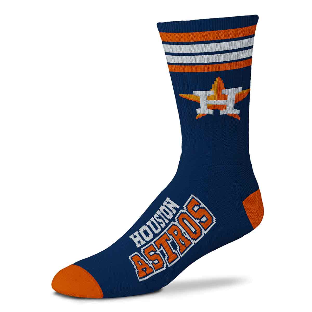 for bare feet Houston Astros 4 Stripe Deuce Socks