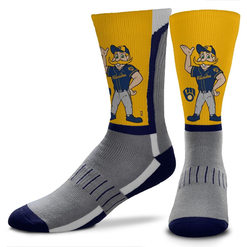 for bare feet Milwaukee Brewers Curve Socks