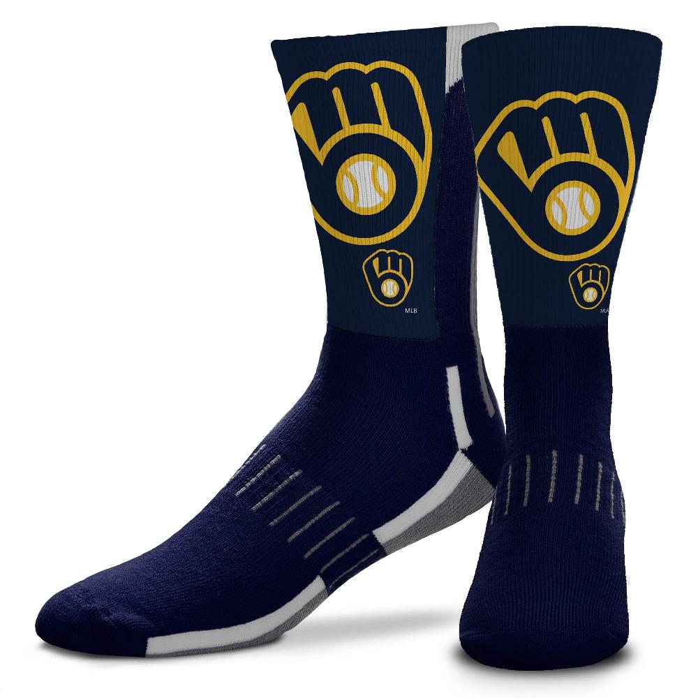 for bare feet Milwaukee Brewers Phenom Curve Socks