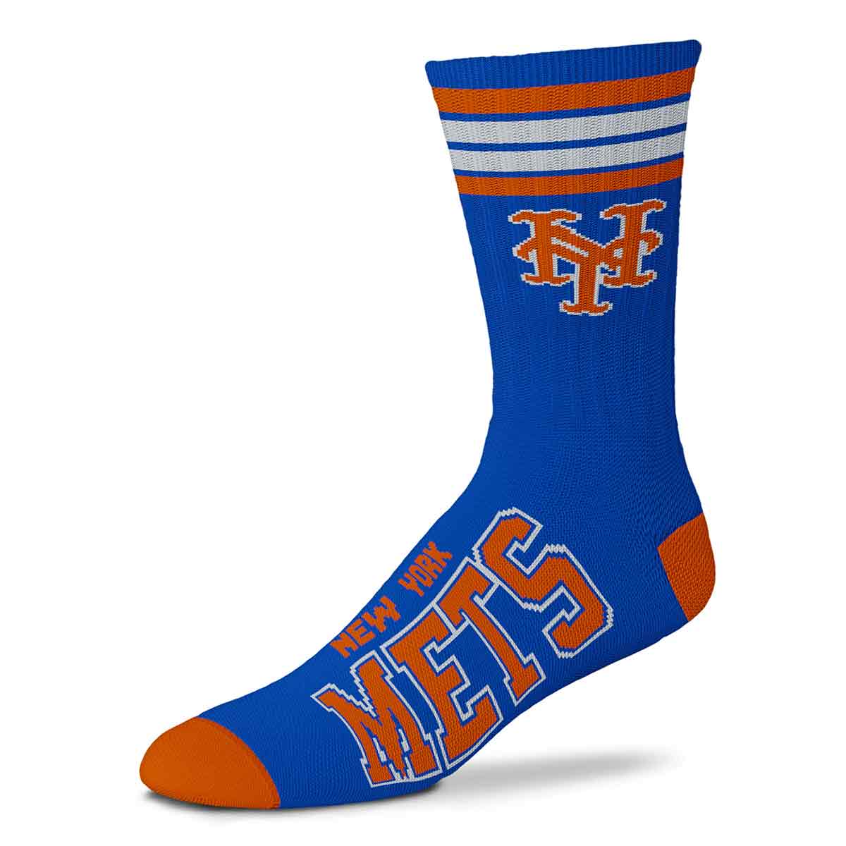for bare feet New York Mets 4 Stripe Deuce Socks