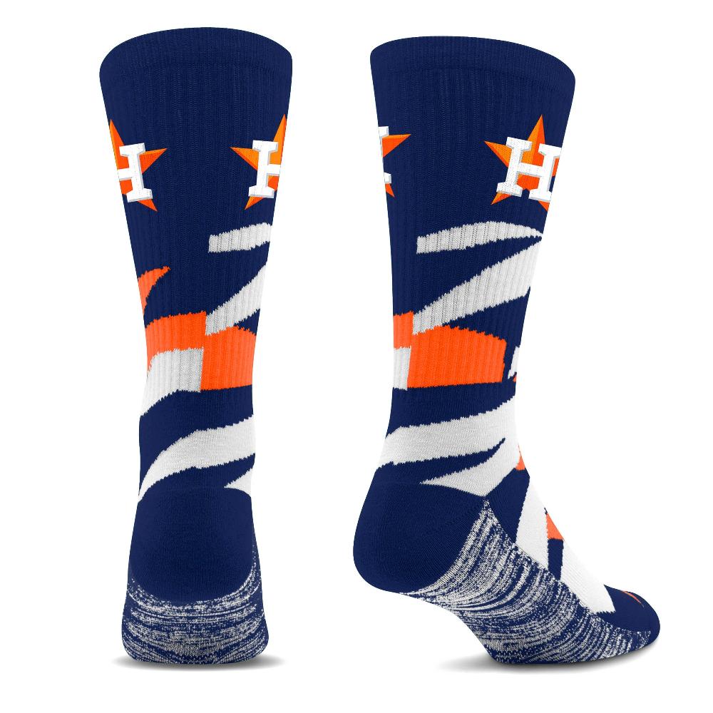 For Bare Feet Houston Astros Breakout Premium Crew Socks Houston Astros Breakout Premium Crew Socks