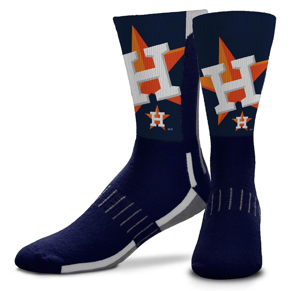 for bare feet Houston Astros Phenom Curve Socks Houston Astros Phenom Curve Socks