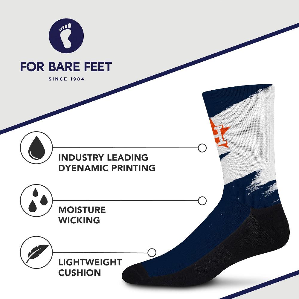 For Bare Feet Houston Astros Tear It Up Socks Houston Astros Tear It Up Socks