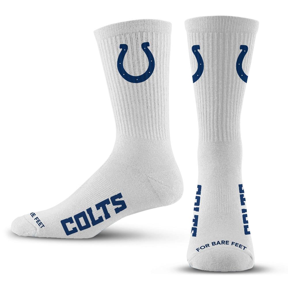for bare feet Indianapolis Colts Refresh Premium Crew Socks Indianapolis Colts Refresh Premium Crew Socks