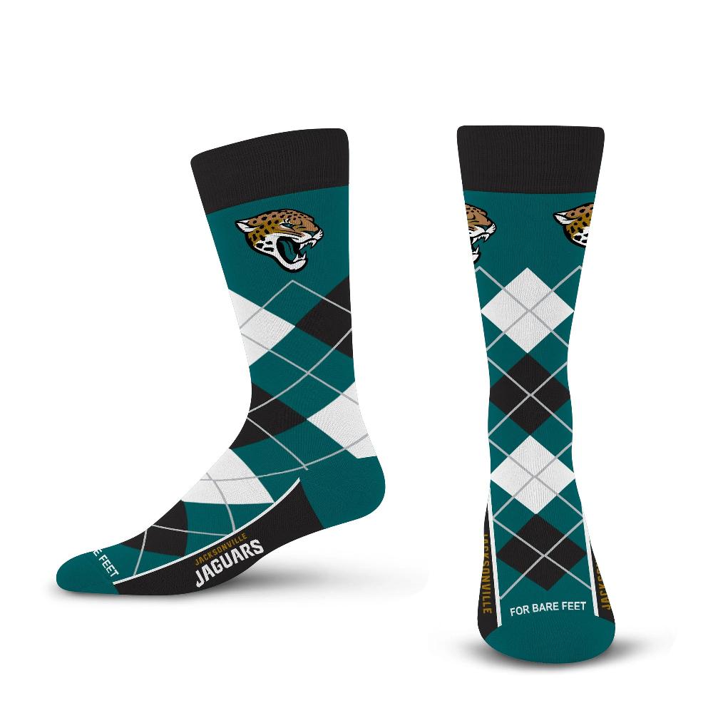 for bare feet Jacksonville Jaguars Argyle Remix Jacksonville Jaguars Argyle Remix