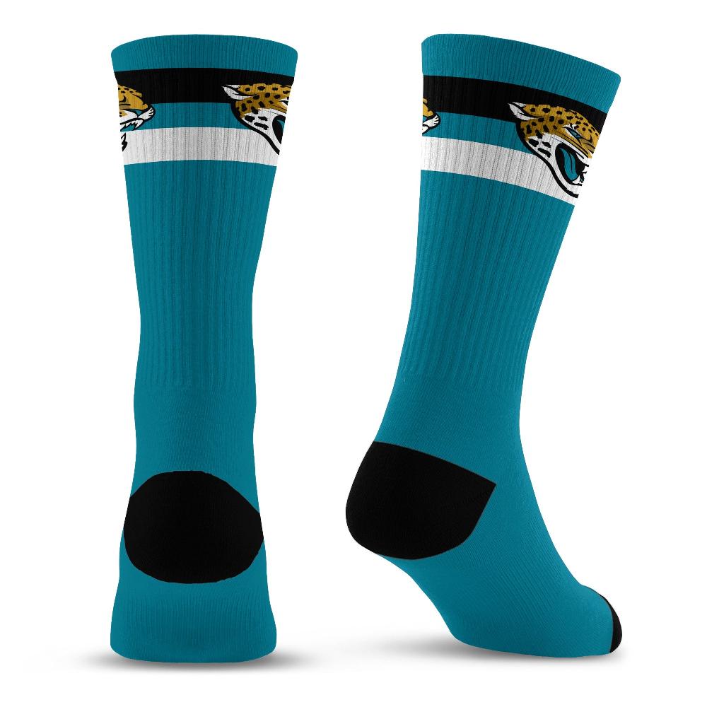 For Bare Feet Jacksonville Jaguars Legend Premium Crew Socks Jacksonville Jaguars Legend Premium Crew Socks