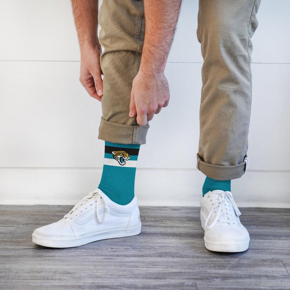 For Bare Feet Jacksonville Jaguars Legend Premium Crew Socks Jacksonville Jaguars Legend Premium Crew Socks