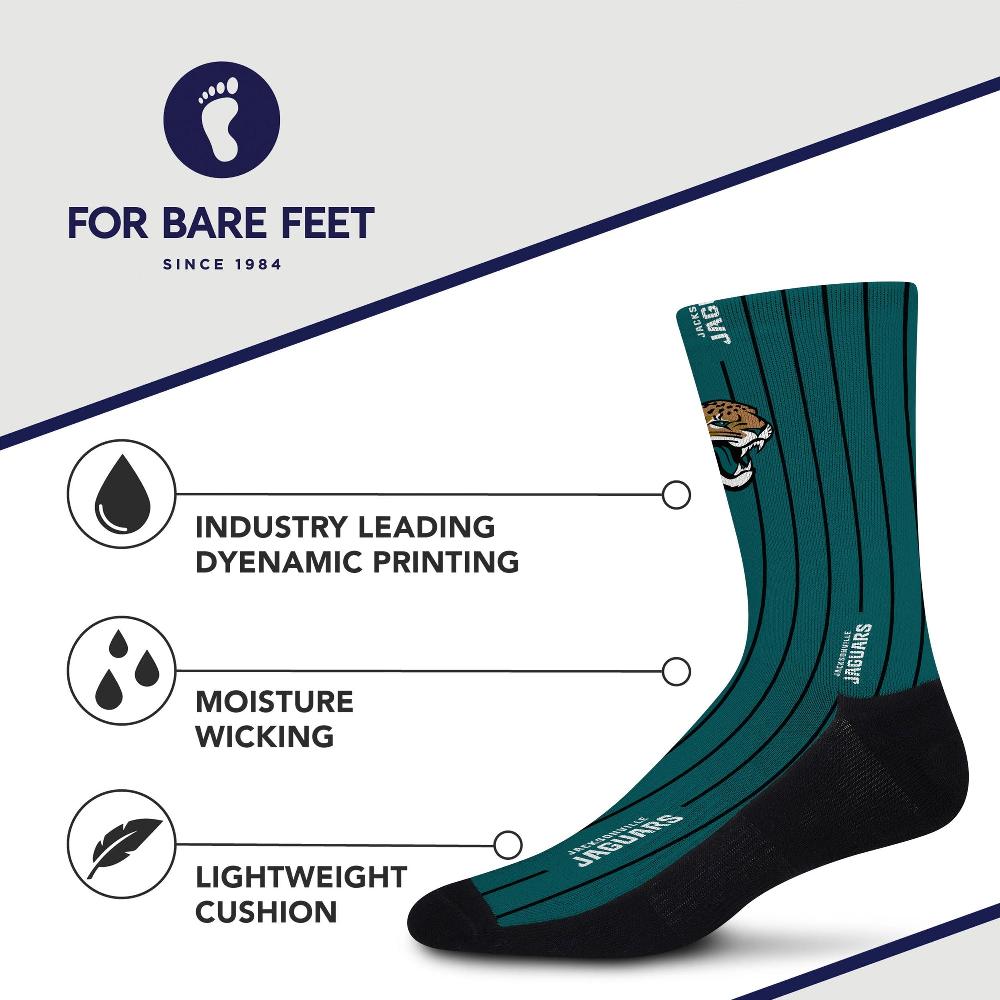 For Bare Feet Jacksonville Jaguars Pinstripe Jacksonville Jaguars Pinstripe