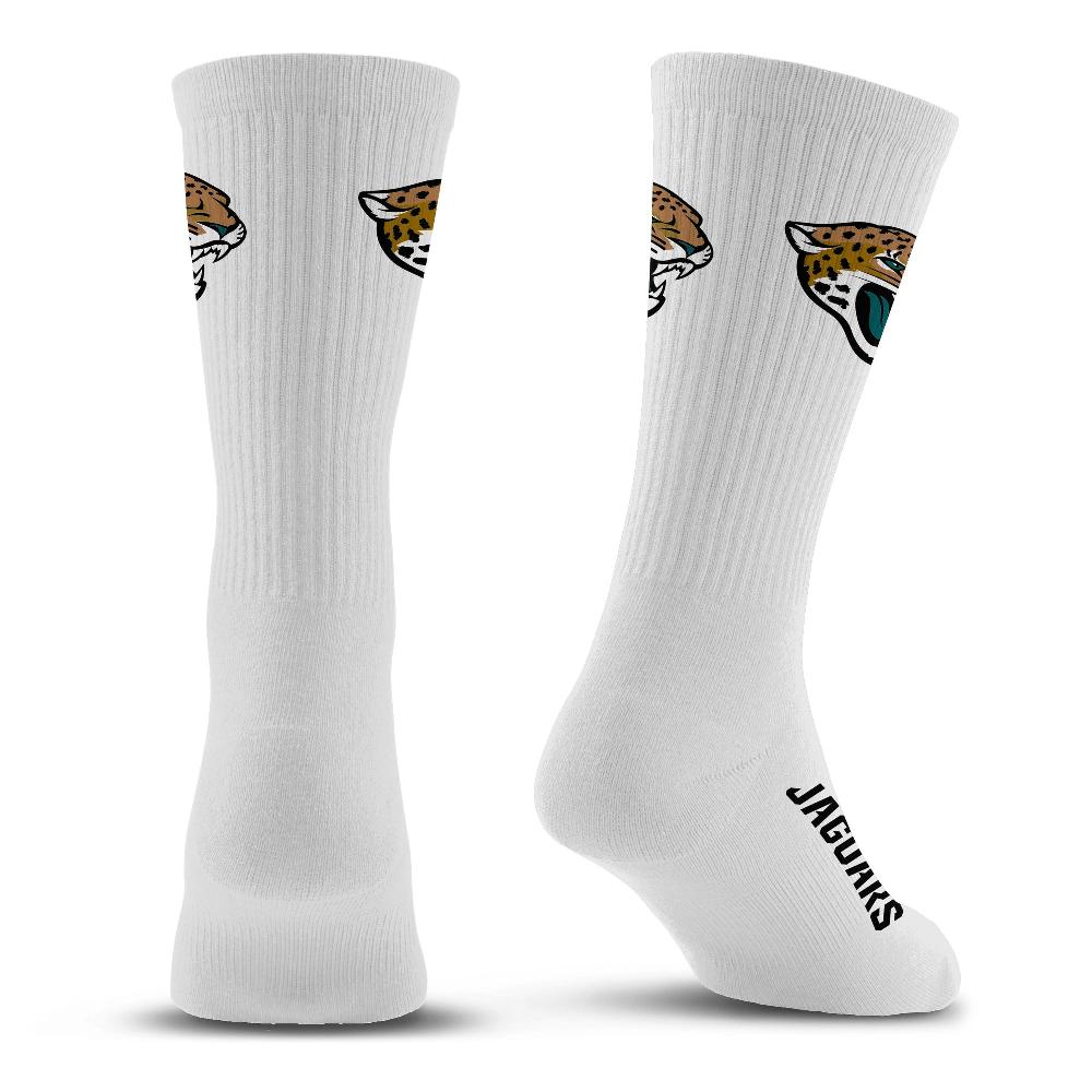 For Bare Feet Jacksonville Jaguars Refresh Premium Crew Socks Jacksonville Jaguars Refresh Premium Crew Socks