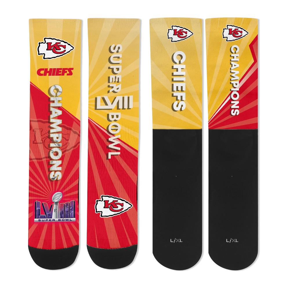 For Bare Feet Kansas City Chiefs Super Bowl LVIII Champions Kansas City Chiefs Super Bowl LVIII Champions