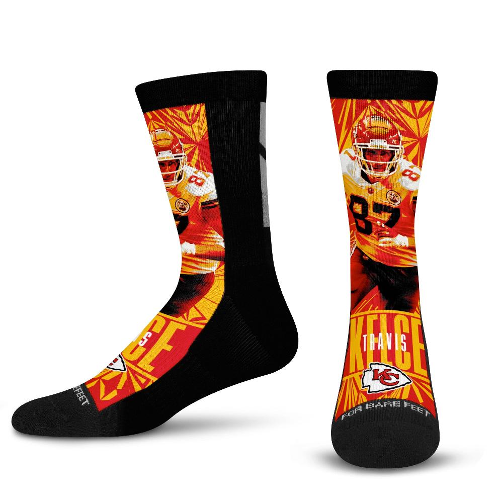 for bare feet Kansas City Chiefs Travis Kelce Conversion Gradient Crazy Kansas City Chiefs Travis Kelce Conversion Gradient Crazy
