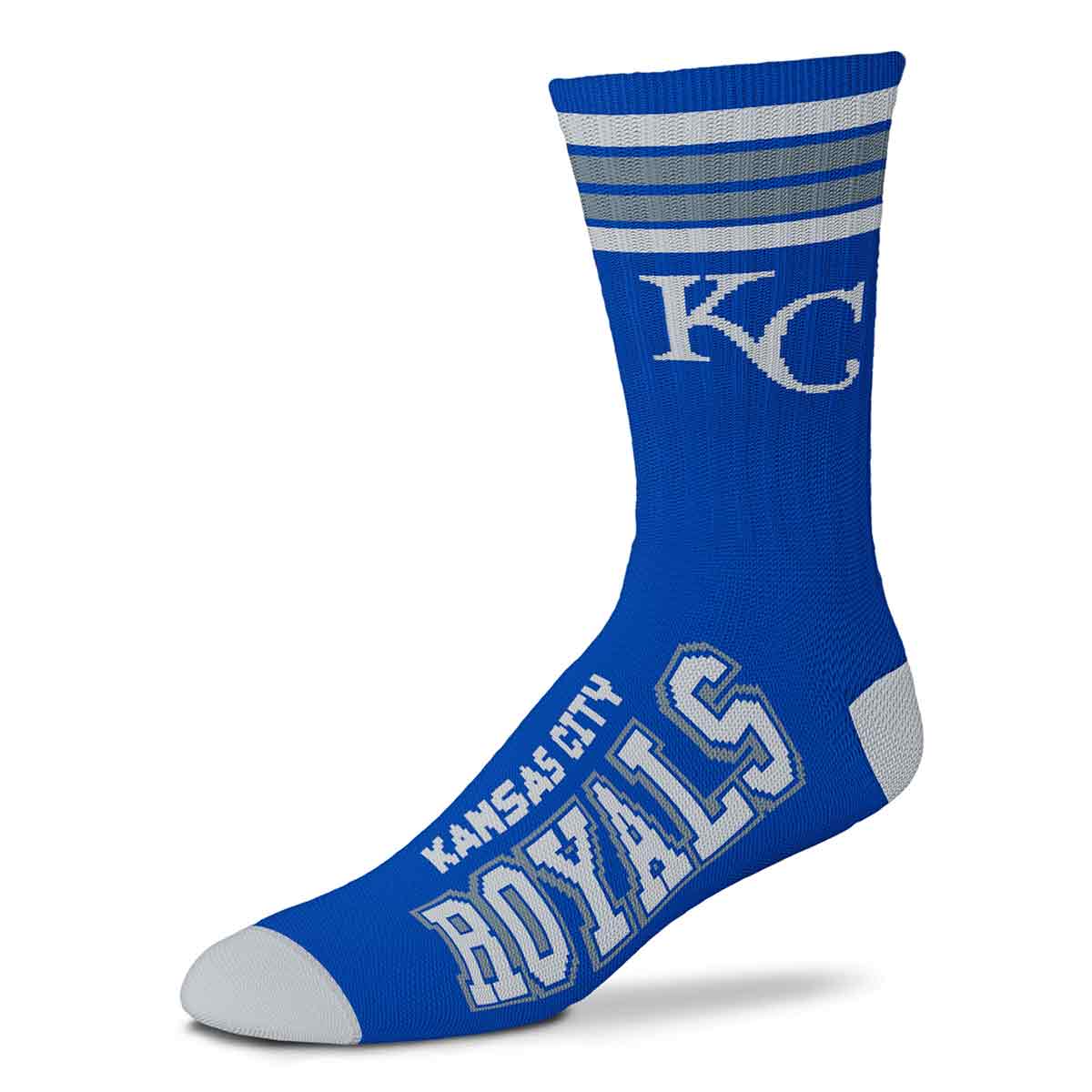 for bare feet Kansas City Royals 4 Stripe Deuce Socks