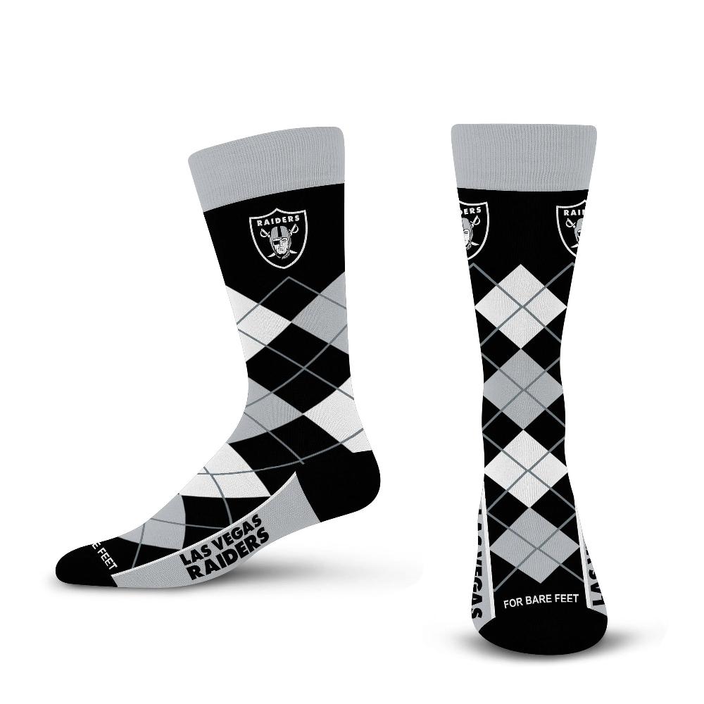 for bare feet Las Vegas Raiders Argyle Remix Las Vegas Raiders Argyle Remix