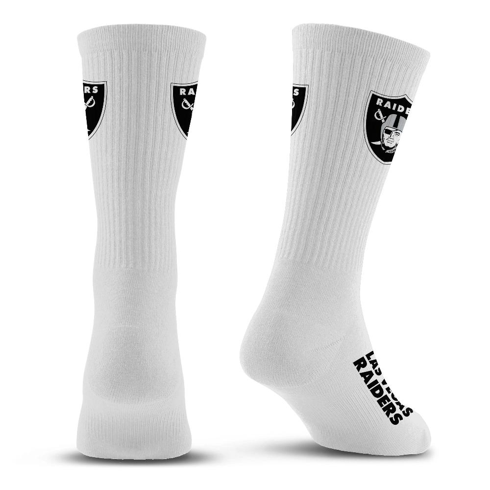 For Bare Feet Las Vegas Raiders Refresh Premium Crew Socks Las Vegas Raiders Refresh Premium Crew Socks