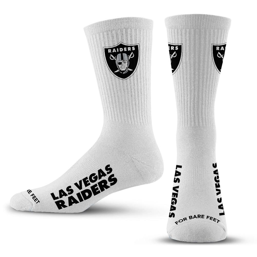 for bare feet Las Vegas Raiders Refresh Premium Crew Socks Las Vegas Raiders Refresh Premium Crew Socks