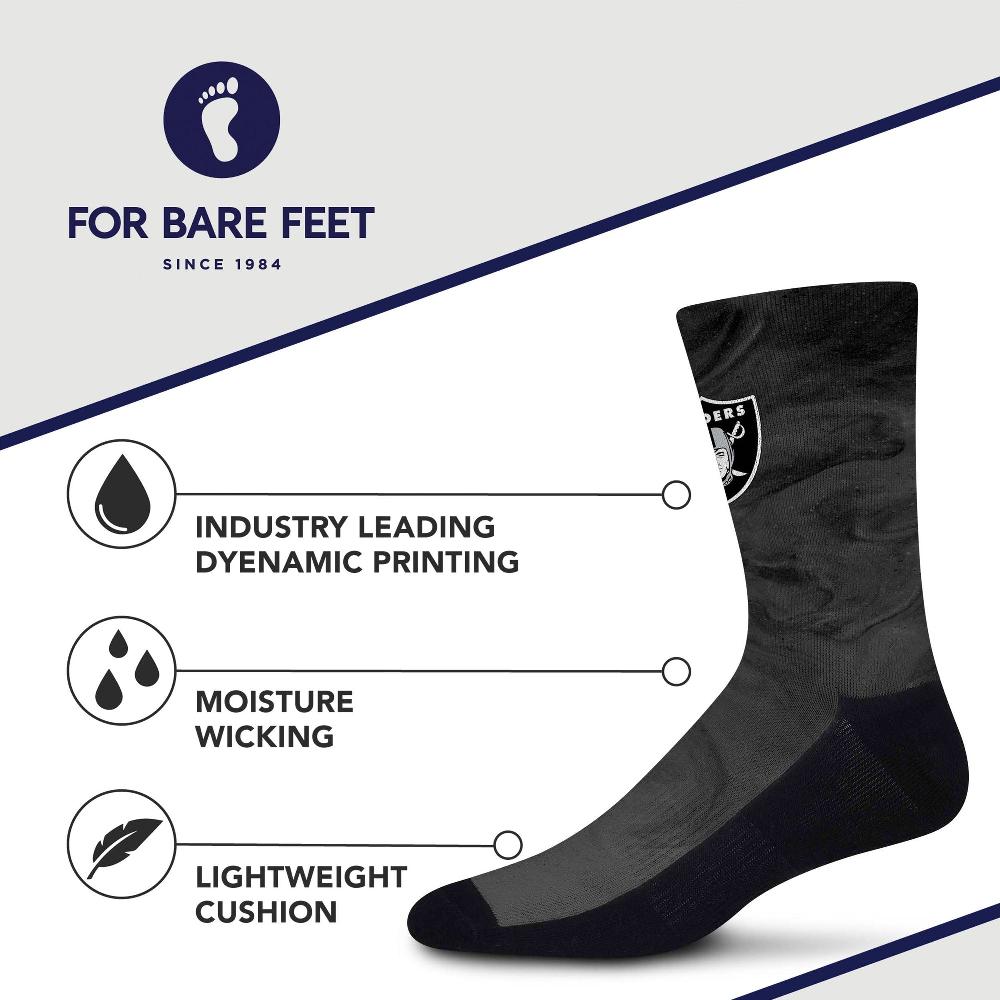 For Bare Feet Las Vegas Raiders Smoky Haze Las Vegas Raiders Smoky Haze