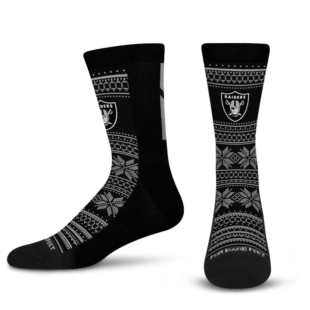 for bare feet Las Vegas Raiders Sweater Stitch Las Vegas Raiders Sweater Stitch