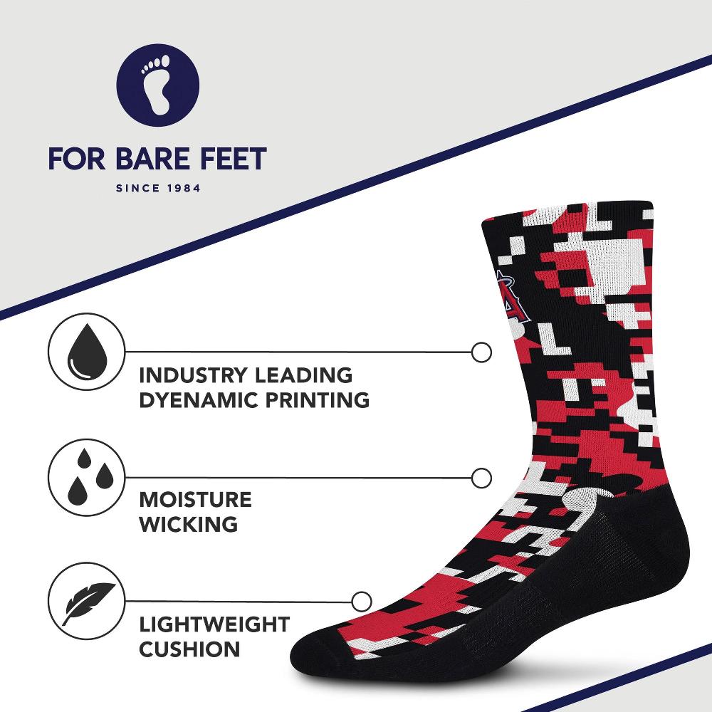 For Bare Feet Los Angeles Angels Digi Socks Los Angeles Angels Digi Socks