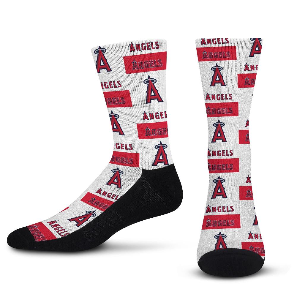 for bare feet Los Angeles Angels Poster Print Socks Los Angeles Angels Poster Print Socks