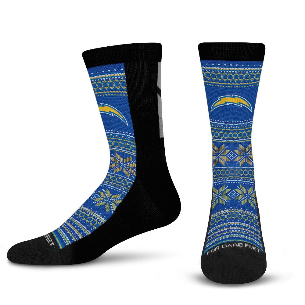 for bare feet Los Angeles Chargers Sweater Stitch Los Angeles Chargers Sweater Stitch