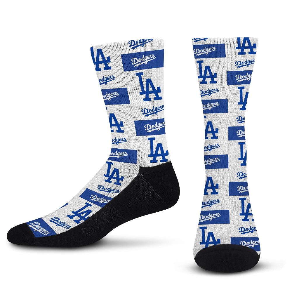 for bare feet Los Angeles Dodgers Poster Print Socks Los Angeles Dodgers Poster Print Socks