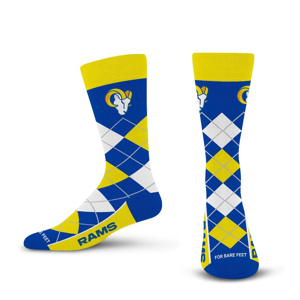 for bare feet Los Angeles Rams Argyle Remix Los Angeles Rams Argyle Remix