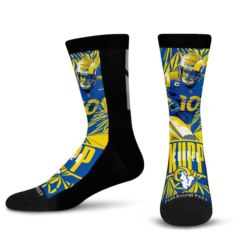 for bare feet Los Angeles Rams Cooper Kupp Conversion Gradient Crazy Los Angeles Rams Cooper Kupp Conversion Gradient Crazy