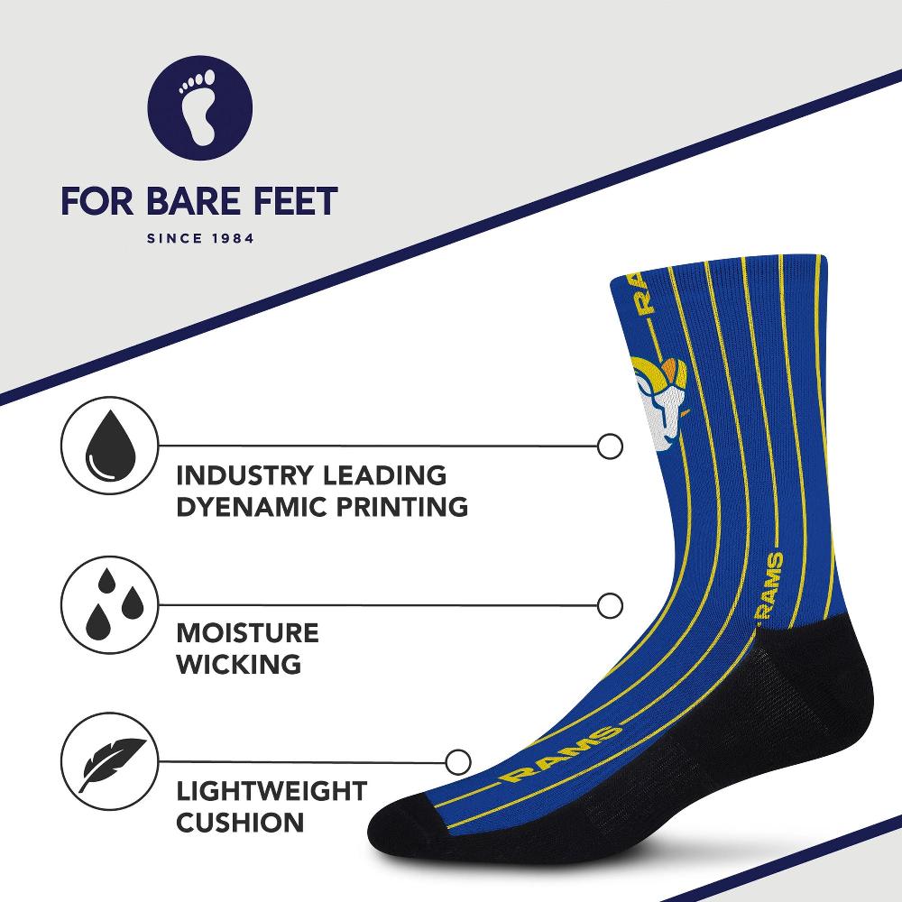 For Bare Feet Los Angeles Rams Pinstripe Los Angeles Rams Pinstripe