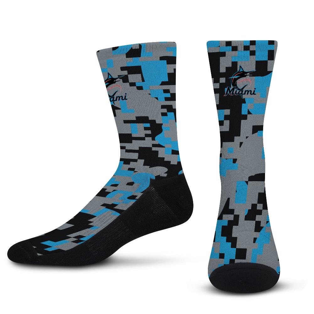 for bare feet Miami Marlins Digi Socks Miami Marlins Digi Socks