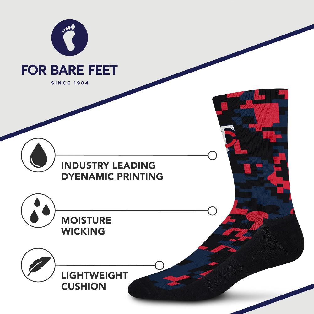 For Bare Feet Minnesota Twins Digi Socks Minnesota Twins Digi Socks