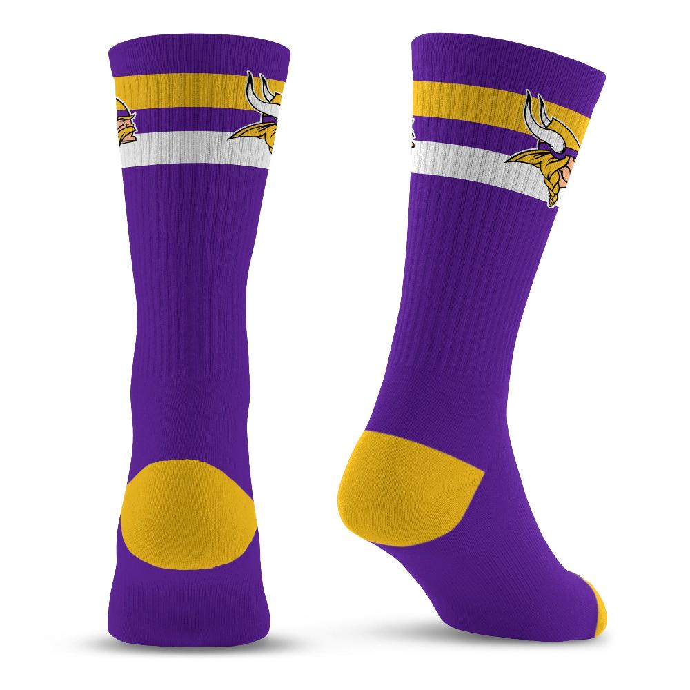 For Bare Feet Minnesota Vikings Legend Premium Crew Socks Minnesota Vikings Legend Premium Crew Socks