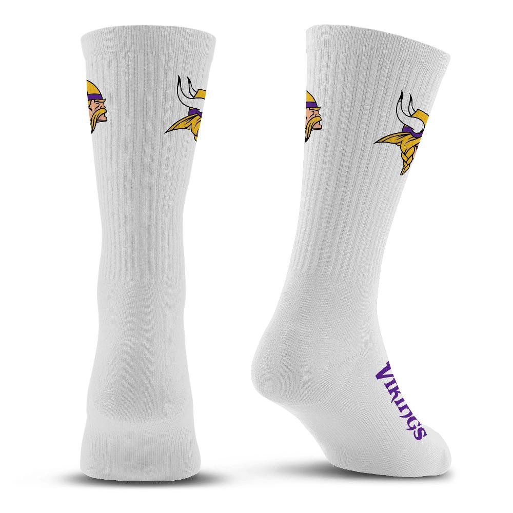 For Bare Feet Minnesota Vikings Refresh Premium Crew Socks Minnesota Vikings Refresh Premium Crew Socks