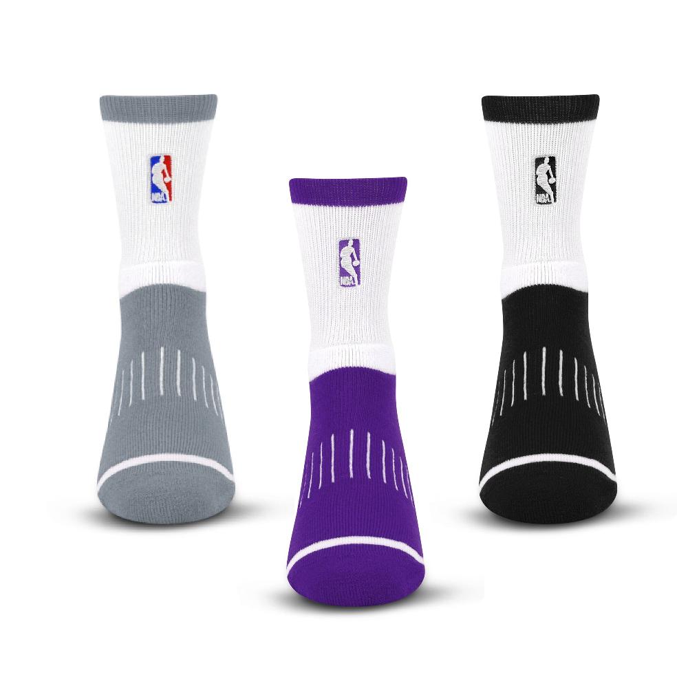 for bare feet NBA Logoman Surge 3 Pack Purple NBA Logoman Surge 3 Pack Purple