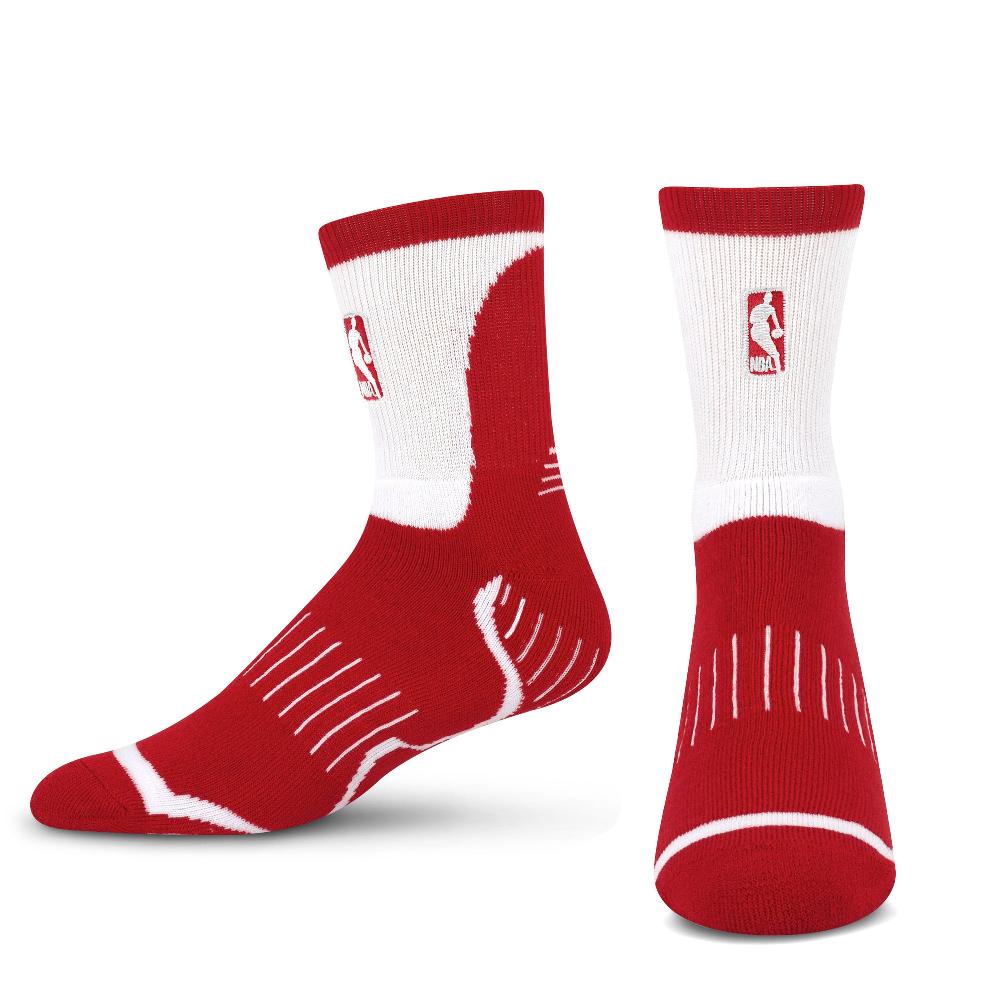 For Bare Feet NBA Logoman Surge 3 Pack Red NBA Logoman Surge 3 Pack Red