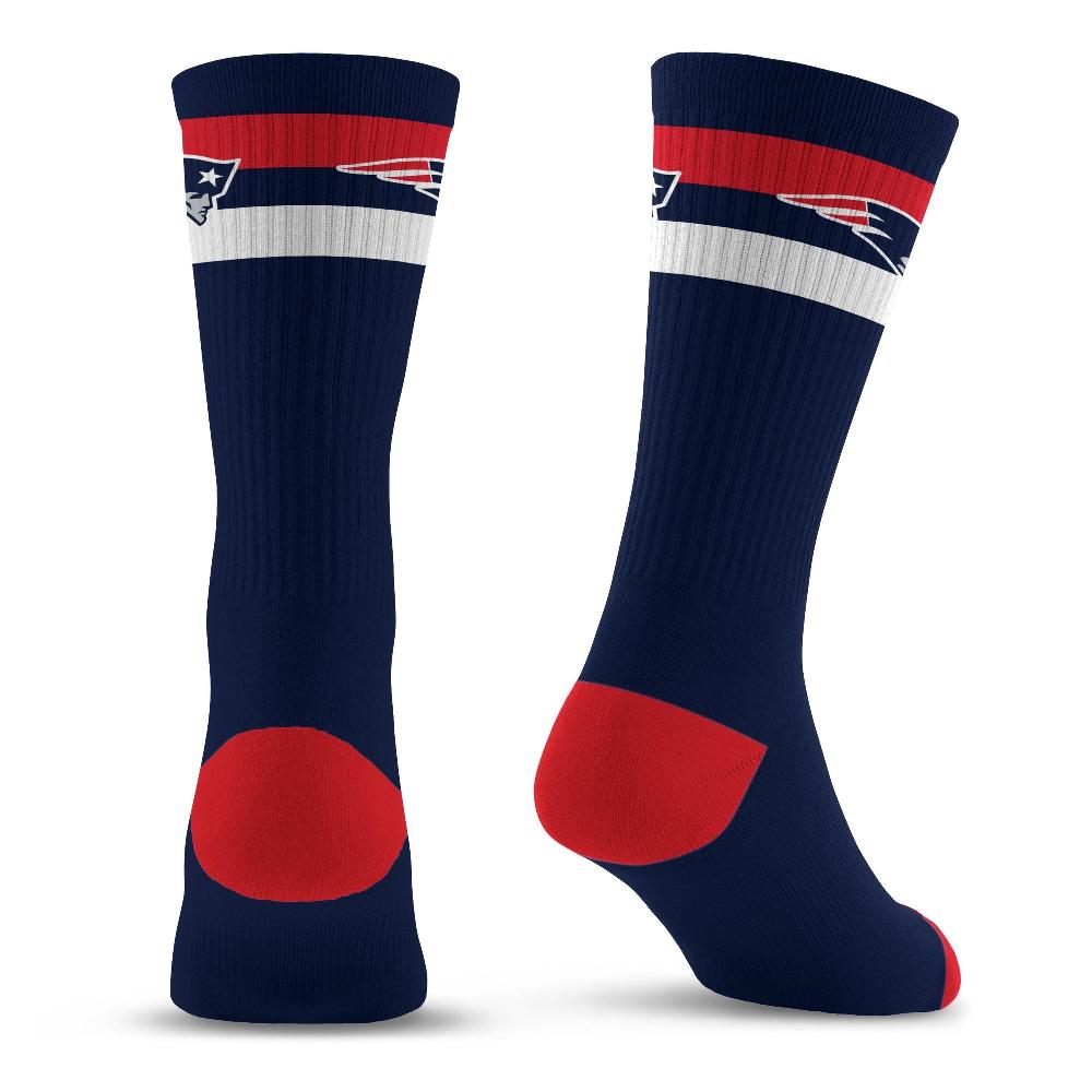 For Bare Feet New England Patriots Legend Premium Crew Socks New England Patriots Legend Premium Crew Socks