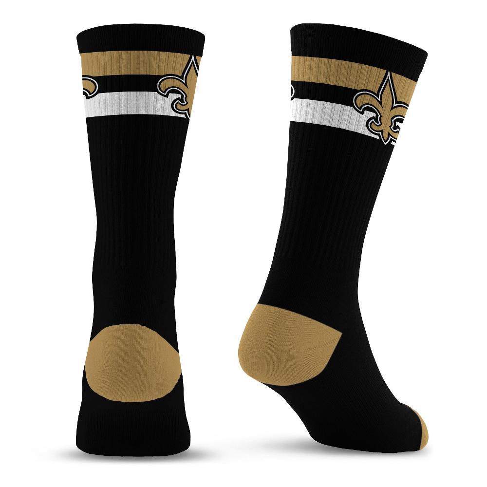For Bare Feet New Orleans Saints Legend Premium Crew Socks New Orleans Saints Legend Premium Crew Socks