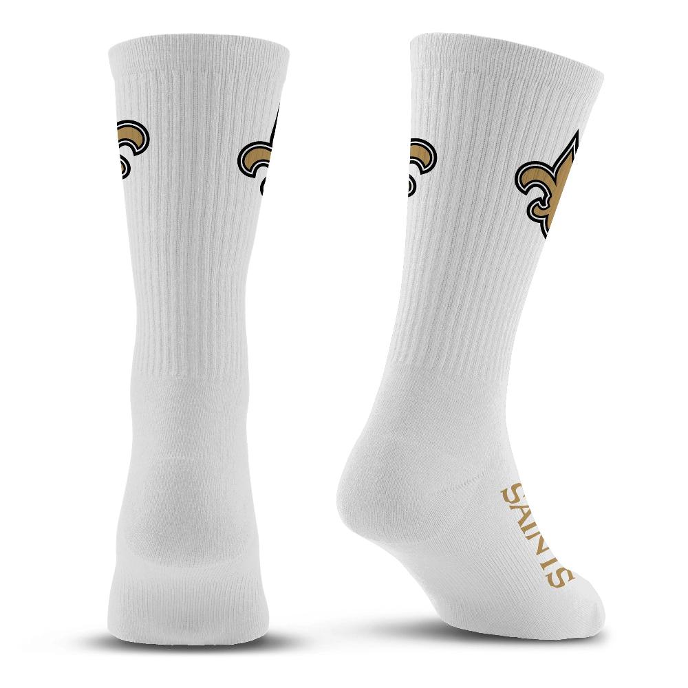 For Bare Feet New Orleans Saints Refresh Premium Crew Socks New Orleans Saints Refresh Premium Crew Socks
