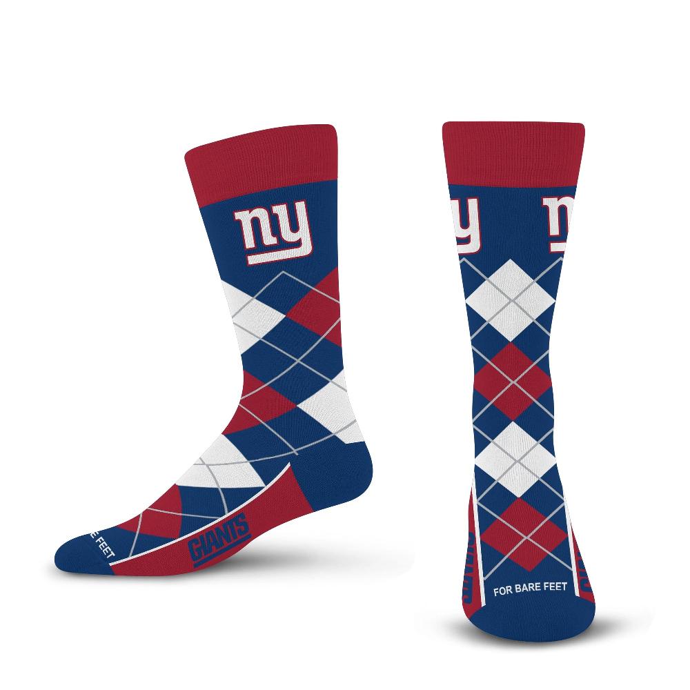 for bare feet New York Giants Argyle Remix New York Giants Argyle Remix